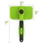 ORFELD Pet Grooming Brush Shedding Hair by Up to 95% Self-Cleaning Tool for Cats and Dogs, Perfect Long & Short Coats