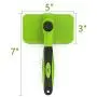 ORFELD Pet Grooming Brush Shedding Hair by Up to 95% Self-Cleaning Tool for Cats and Dogs, Perfect Long & Short Coats ORFELD Pet Grooming Brush Shedding Hair by Up to 95% Self-Cleaning Tool for Cats and Dogs, Perfect Long & Short Coats