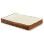 Oscar Orthopedic Small (36 x 24 in.) Mocha Rectangle Pillow Style Dog Bed