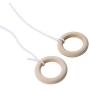 ocijf179 Pet Toy Oversized Candy Color Sound Paper Ball Ring Toys Cat Interactive Pet Supplies - Candy Colored