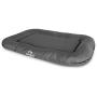 The Dog’s Bed, Premium Waterproof Dog Bed, M to XXL Durable Quality Grey Oxford Fabric, YKK Zippers, Washable Reversible Cover, Dog Beds for Home Car Crate & Outside, Puppy & All Pet Comfort
