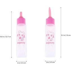 MICOKA Pet Milk Feeding Bottle Nurser Bottle Nursing Feeding Bottle Water Milk Feeder for Puppy Squirrel Kittens Hamster 4pcs