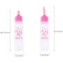 MICOKA Pet Milk Feeding Bottle Nurser Bottle Nursing Feeding Bottle Water Milk Feeder for Puppy Squirrel Kittens Hamster 4pcs