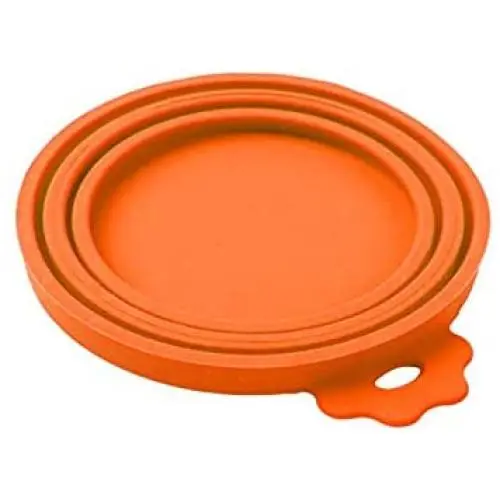 Pet Portable Silicone Dog Cat Canned Lid Pet Food Cover Storage Fresh-Keeping Lids (Color : Orange) Pet Portable Silicone Dog Cat Canned Lid Pet Food Cover Storage Fresh-Keeping Lids (Color : Orange)