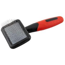 Ryans Pet Supplies Paw Brothers Soft Pin Flat Slicker Brush for Dogs, Mini