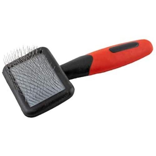 Ryans Pet Supplies Paw Brothers Soft Pin Flat Slicker Brush for Dogs, Mini