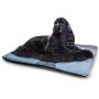 Pet Bed Landscape Waterproof and Urine-Proof Sunset at Rock Formation La Fenetre Madagascar Sunbeams Nature Scenery Brown Blue Yellow