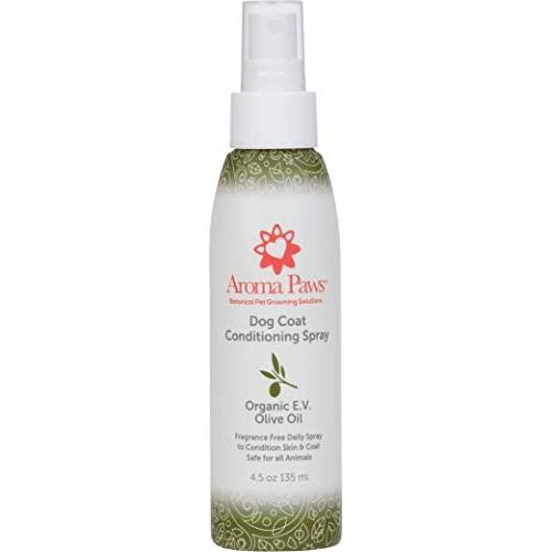 Aroma Paws Scented Dog Coat Spray – Cleansing, Conditioning, Moisturizing – Toxin Free, Healthy Ingredients – Aromatic Grooming Puppy Spray – Loosens Knots, Tangles – 4.5 Oz.