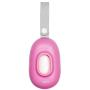 YUCHIYA Disposable Bags Dispenser with Silicon Belt Dog Poop Waste Bags Holder with 1 Roll White Strawberry Scented Bags for Holding Trash Pet Poo Doo (Pink)