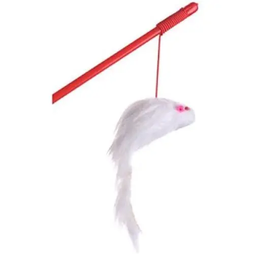 2017 Pet cat Toy Cute Design Mouse Teaser Wand Plastic Toy for Kitten catching Traning Teasing