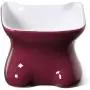 LE TAUCI Ceramic Cat Bowl Elevated, Raised Cat Food Bowl 4 Ounce Cat Dish for Food and Water for Small Cat Dog LE TAUCI Ceramic Cat Bowl Elevated, Raised Cat Food Bowl 4 Ounce Cat Dish for Food and Water for Small Cat Dog