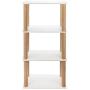 LOVEPET Luxury Cat House Bookshelf Rack Large Cat Tower，Cat Furniture,Cat Jumping Platform,White (15'' X 30'' X 58.3'')