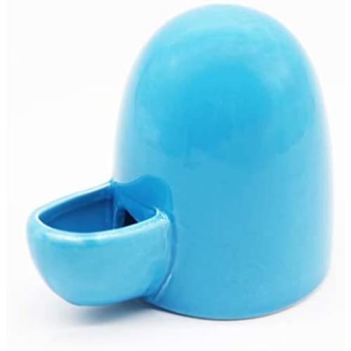 Dosminer Small Animal Water Bottle, Automatic Drinking Water Feeder, Ceramic Silent Pet Water Dispenser for Hamster, Fixed Rat Food Bowl for Hedgehog