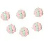 AOKID 6Pcs Cat Bell Balls,Pet Chewing Toys,Plush Bell Pom-pom Balls Interactive Playing Chewing Training Toys for Cats Kitten Green + Pink AOKID 6Pcs Cat Bell Balls,Pet Chewing Toys,Plush Bell Pom-pom Balls Interactive Playing Chewing Training Toys for Cats Kitten Green + Pink