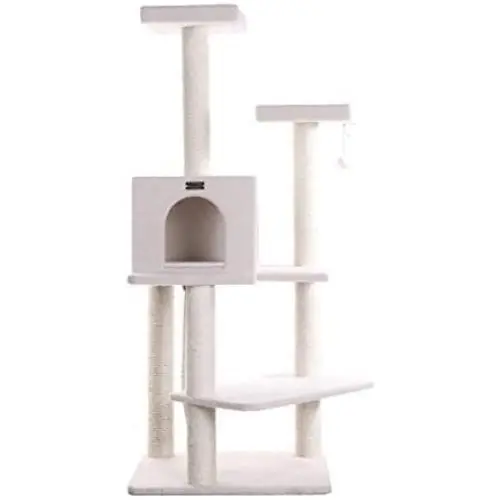 Armarkat B5701 57-Inch Cat Tree, Ivory Armarkat B5701 57-Inch Cat Tree, Ivory