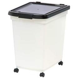IRIS USA Airtight Pet Food Container, Black MP-350