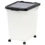 IRIS USA Airtight Pet Food Container, Black MP-350 IRIS USA Airtight Pet Food Container, Black MP-350