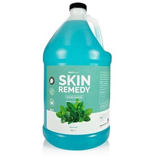 Bark 2 Basics Skin Remedy Dog Shampoo, 1 Gallon - Crafted with Red Algae Based CTAB, Alleviates Skin Irritations Naturally, Promotes Healing for Crusting, Scaling and Flaking Skin