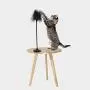 ocijf179 Cat Toy Pet Cat Kitten Feather Suction Cup Bell Teaser Interactive Wand Chew Play Toy - Black ocijf179 Cat Toy Pet Cat Kitten Feather Suction Cup Bell Teaser Interactive Wand Chew Play Toy - Black