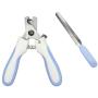 Novicey Dog Nail Clippers,Dog Nail Trimmer with Safety Guard to Avoid Over,Stainless Steel Razor Sharp Blades,Professional Grooming Tool at Home for Small Breed Dogs Cats