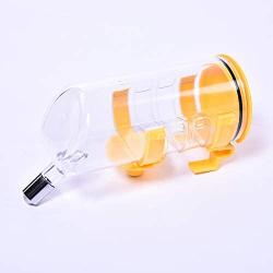 Luck Dawn Pet Water Feeder Bottle Container Dispenser for Cage or Kennel – No Drip Automatically Hanging Water Bottle with Stainless Steel Pipe for Puppy Rabbit Small Animals
