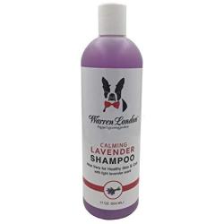 Warren London Calming Lavender Pet Shampoo w/Aloe Vera, Vitamins, Coconut - 17oz & 1 Gallon Sizes - Made in USA
