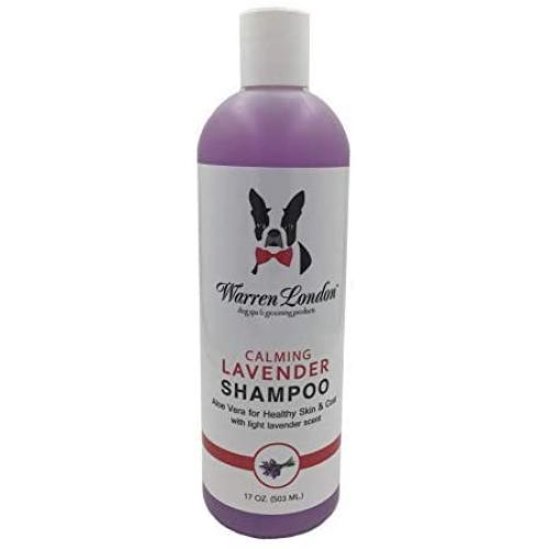 Warren London Calming Lavender Pet Shampoo w/Aloe Vera, Vitamins, Coconut - 17oz & 1 Gallon Sizes - Made in USA