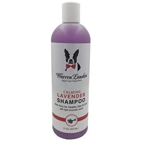 Warren London Calming Lavender Pet Shampoo w/Aloe Vera, Vitamins, Coconut - 17oz & 1 Gallon Sizes - Made in USA Warren London Calming Lavender Pet Shampoo w/Aloe Vera, Vitamins, Coconut - 17oz & 1 Gallon Sizes - Made in USA