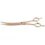 LILYS PET Professional PET Dog Grooming Scissors Cutting&Curved&Thinning Shears,Round Hole Design, Shark Teeth Thinning Scissor