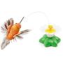 S-D-A Electric Rotating 360 Pet Cat Toys for Cats Toy Colorful Butterfly Bird Seat Scratch Funny Pet Toys for Cat Kitten Intelligence