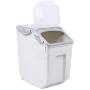 JingYi Pet Food Barrel,Pet Cat Food Barrel Grain Storage Damp-Proof Dog Feeder Sealed Feed Fresh Box with Measuring Cup Cat Food Barrel(#1)