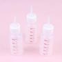 Balacoo Pet Nursing Bottles - Newborn Animals Feeding Bottle Kit 50ml Water Milk Feeder for Puppy Kitten Lambs 6pcs (Pointed Nipple)
