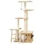 UQA Cat Tree Sisal Scratching Post Cat House Large Cat Cage Wooden Climbing Column Soft Comfortable Cat Nest Cat Supplies Cat Tower Interior Decoration Gift Dog Houses UQA Cat Tree Sisal Scratching Post Cat House Large Cat Cage Wooden Climbing Column Soft Comfortable Cat Nest Cat Supplies Cat Tower Interior Decoration Gift Dog Houses