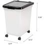 IRIS USA Airtight Pet Food Container, Black MP-350