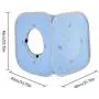 Lorcwhise Foldable Stitching Cat Toy - Collapsible Cat Cube Cat Bed Tunnel(404040cm/15.7515.7515.75in) Blue Lorcwhise Foldable Stitching Cat Toy - Collapsible Cat Cube Cat Bed Tunnel(404040cm/15.7515.7515.75in) Blue