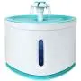 Cat and Dog Water Fountain, Ultra Quiet Water Level Window with LED Light, USB Charging Automatic Drinking Dispenser for Pets,Blue