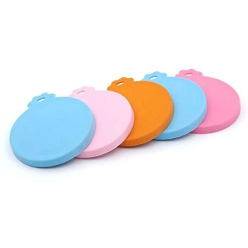 Super Design Pet Food Can Spoon,Long Handle and Special Curved Design,for Dog and Cat Can (S, 1 Pack of 5)