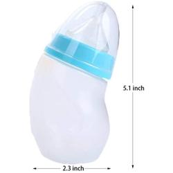 SILVERWING Pet Feeding Bottle, Nurser Bottle for Baby Small Cats Dogs, Professional Feeding Nipple Bottle for Kitten Puppy Small Animals-180ML, Random Color