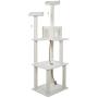 PETMAKER Sleep and Play Cat Toy Tree, 6, Ivory