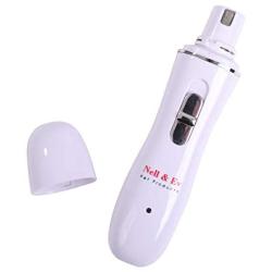 Pet Nail Grinder-Electric Dog Nail Grinder with 2 Speed and 3 Ports-Rechargeable Pet Nail Trimmer for Painless Grooming & Smoothing for Small Medium Large Dogs & Cats-Bonus Nail File & Grooming Comb