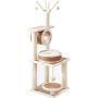 S-Lifeeling Cat Tree Cat Climbing Frame Sisal Small Cat Scratching Column Cat Tower Cat Litter Cat Jumping Platform Rattan Mat Cat Scratching Board