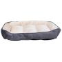long rich Large Classic Rectangle Dog and Pet Bed, 24x34 inches. by Happycare Textiles