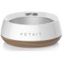 PETKIT FRESH METAL Large Anti-Bacterial Machine Washable Smart Food Weight Calculating Digital Scale Pet Cat Dog Bowl Feeder w/ Inlcuded Batteries and Ejectable Stainless Bowl, One Size, Wood
