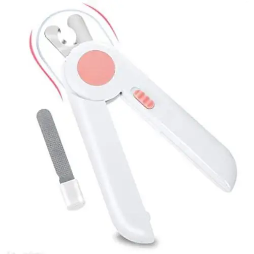Pets Nail Paw Clippers with LED Light and Nail File Safety Guard to Avoid Over Cutting Professional Pet Beauty Tools for Dog & Cat Pets Nail Paw Clippers with LED Light and Nail File Safety Guard to Avoid Over Cutting Professional Pet Beauty Tools for Dog & Cat