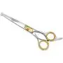 Sharf Dog Grooming Scissors, Gold Touch 6.5 Inch Curved Sharp Professional Pet Grooming Shear with Safety Round Tip, Ball Point for Safe and Easy Use Even for Nose, Ear and Face Sharf Dog Grooming Scissors, Gold Touch 6.5 Inch Curved Sharp Professional Pet Grooming Shear with Safety Round Tip, Ball Point for Safe and Easy Use Even for Nose, Ear and Face