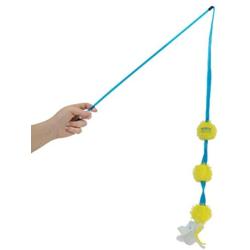 OurPets Cosmic Catnip Refillable Play Wand Interactive Cat Toy