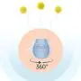 ISOPHIS Interactive Cat Toys for Indoor Cats, Robotic Cat Toys with Automatic Self Rotating and Tumbler Toy Functions