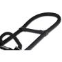 Dean and Tyler Guide Light Nickel Hardware Nylon Dog Harness, Black/Reflective, Medium - Fits Girth: 29-Inch to 39-Inch, Chest Size: 22-Inch Max