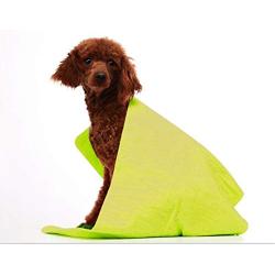 LA Dog Towel Super Absorbent Pet Bath Towel, Bucket Carrying Design for Small, Medium, Large Dogs and Cats, Bear Printed Suede Absorbent Towel, Designed for Indoor and Outdoor Use