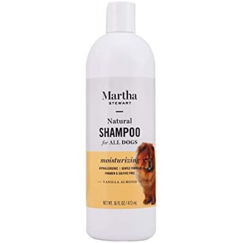 Martha Stewart for Pets Moisturizing Shampoo for Dogs | Natural Puppy and Dog Shampoo for Dry Itchy Skin, 16 Ounces | Perfect for All Dogs and Puppies With Sensitive Skin (FF9606)